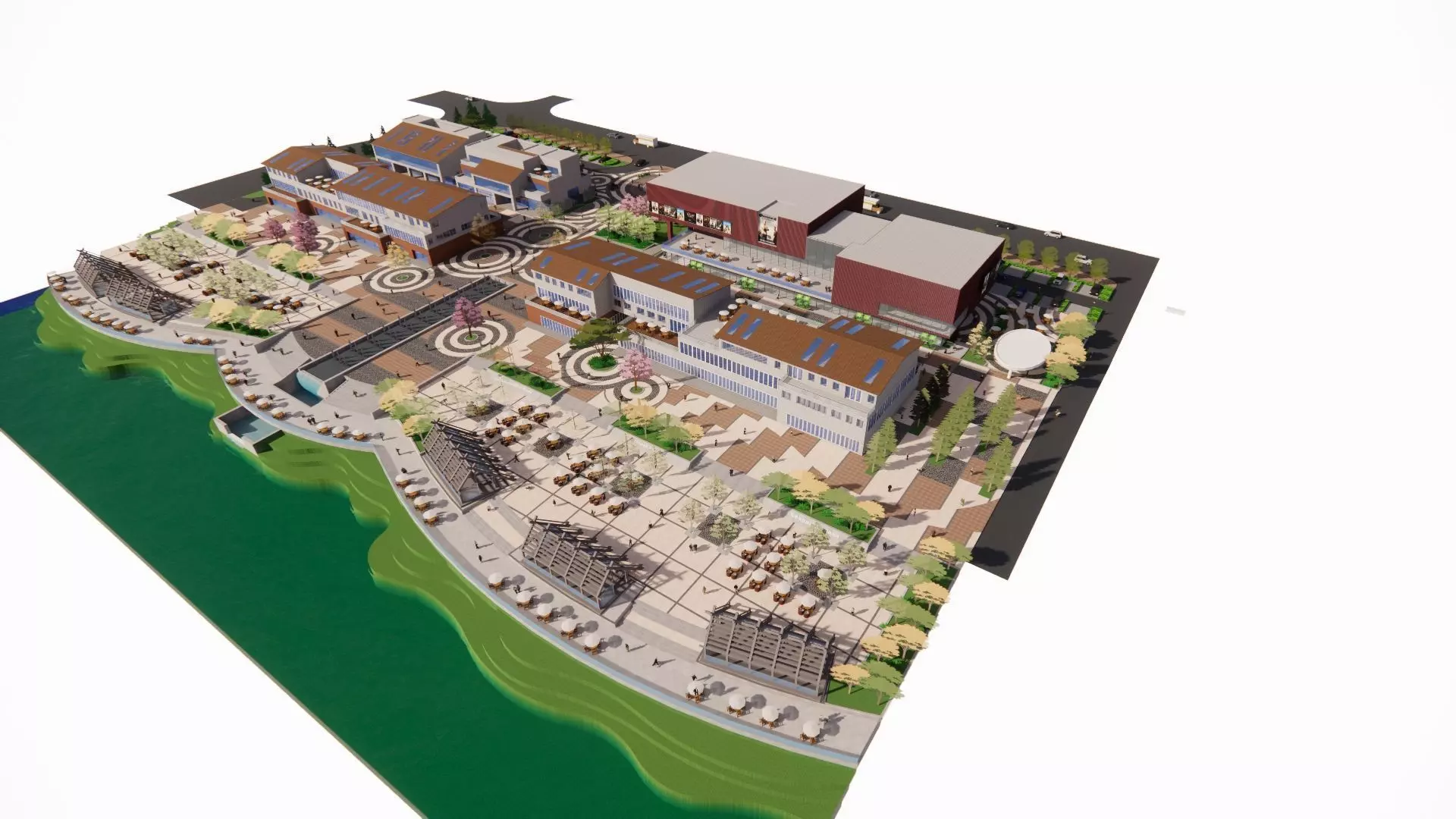 City park-Park-landscape 3D model