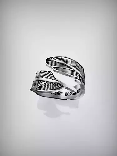 ring feather 3D print model