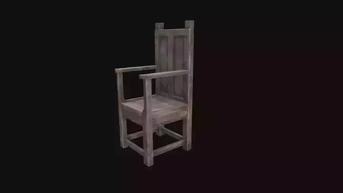 Medieval Chair V11