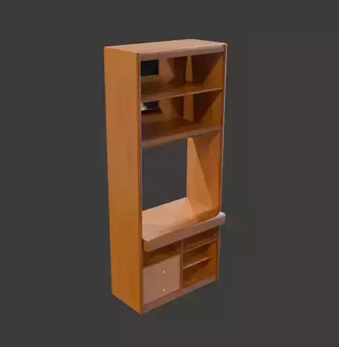 high wooden shelf 2