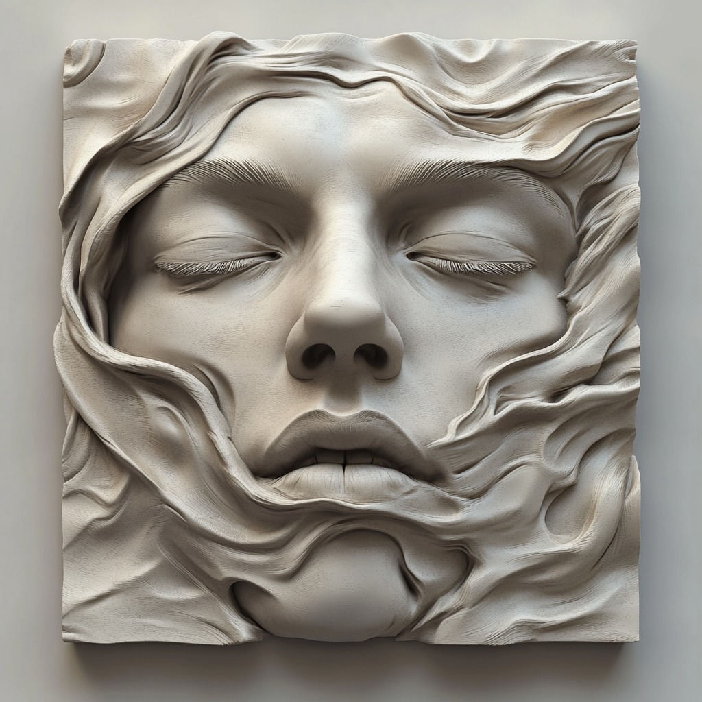 faces 3D print model_1