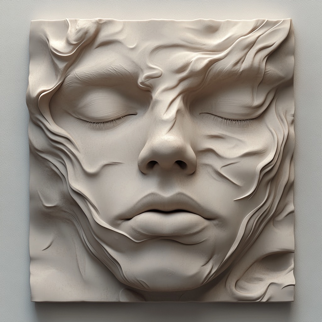 faces 3D print model_3