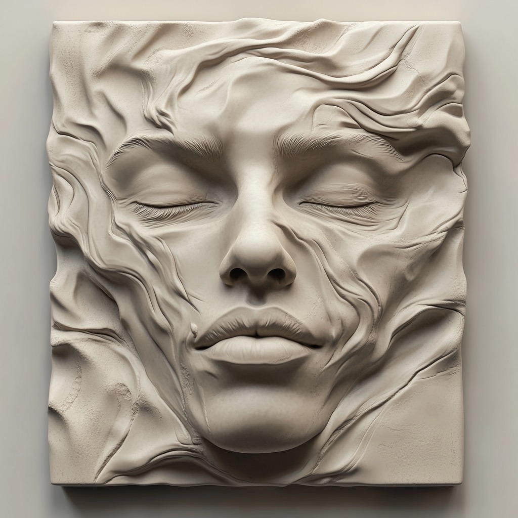 faces 3D print model_4