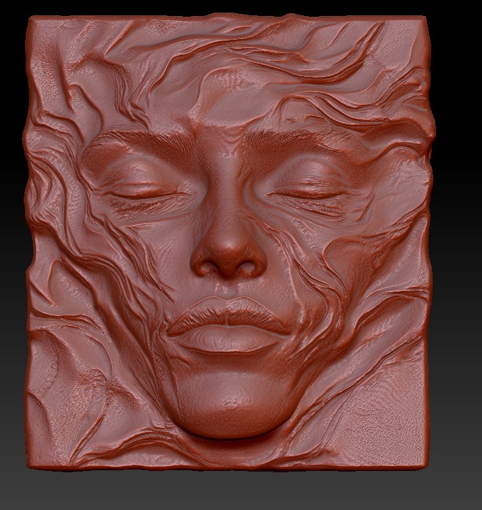 faces 3D print model_5