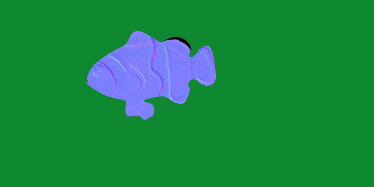 Clownfish Nemo Low-poly 3D model_20
