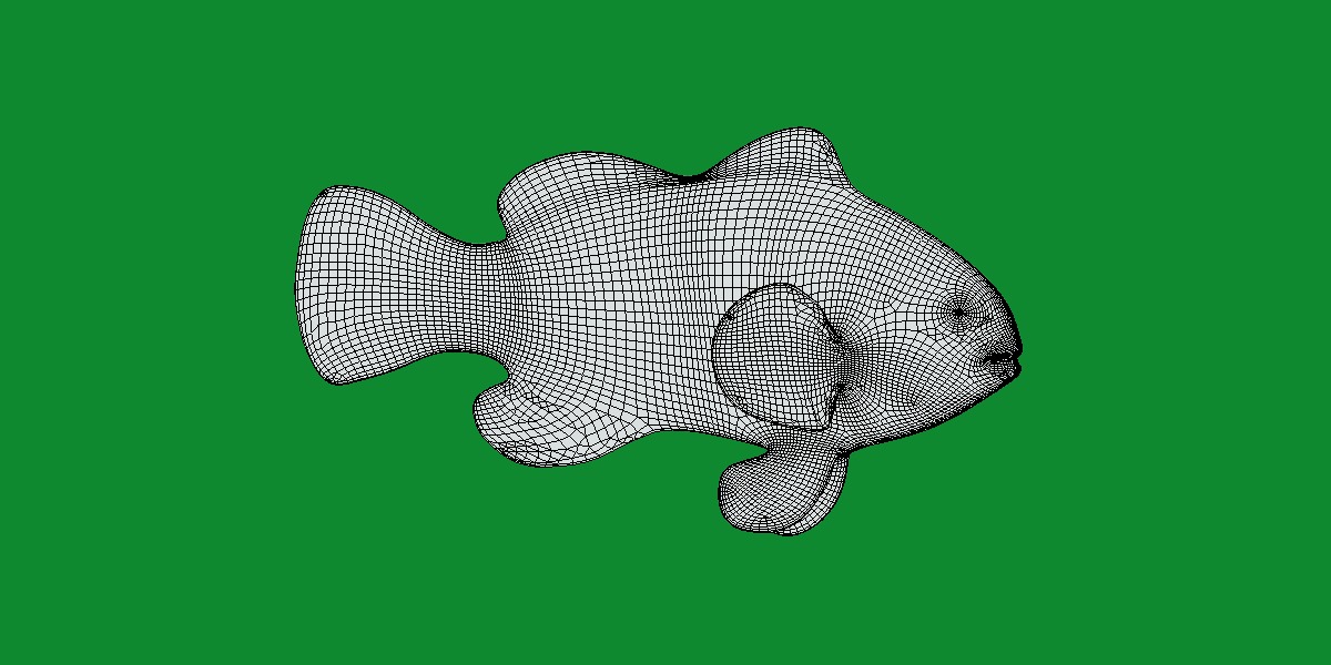Clownfish Nemo Low-poly 3D model_8