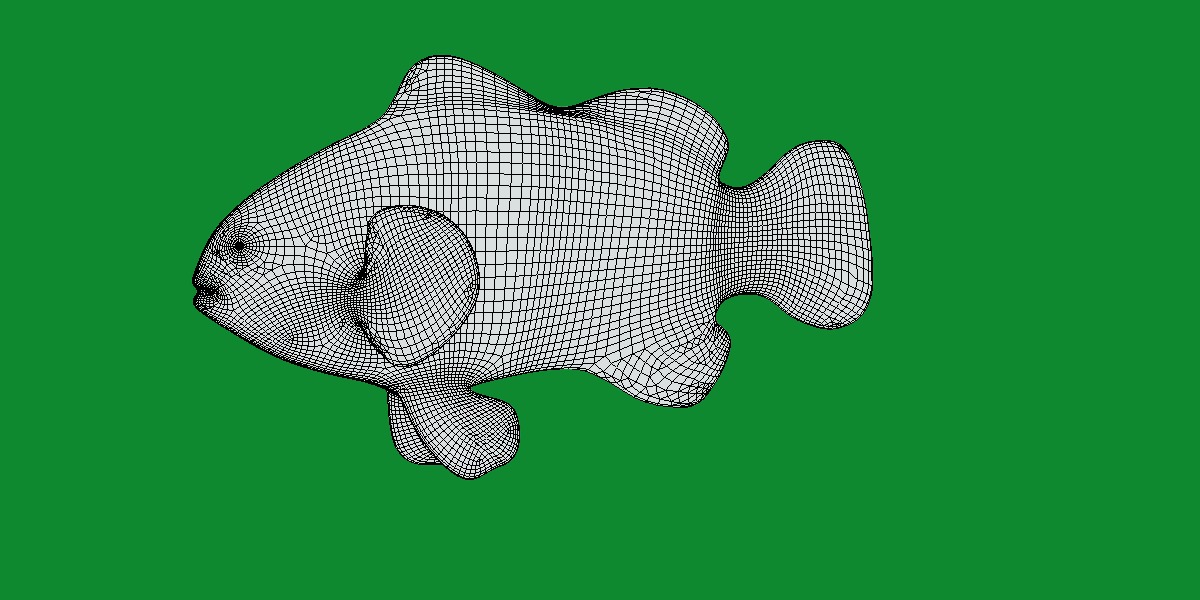 Clownfish Nemo Low-poly 3D model_7