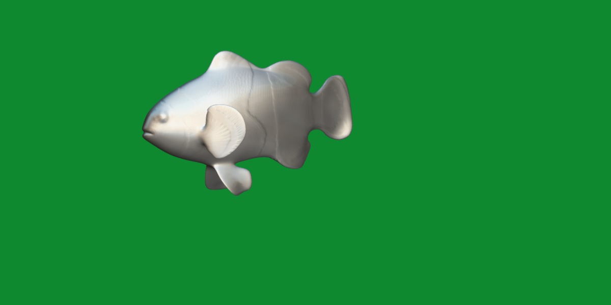 Clownfish Nemo Low-poly 3D model_6