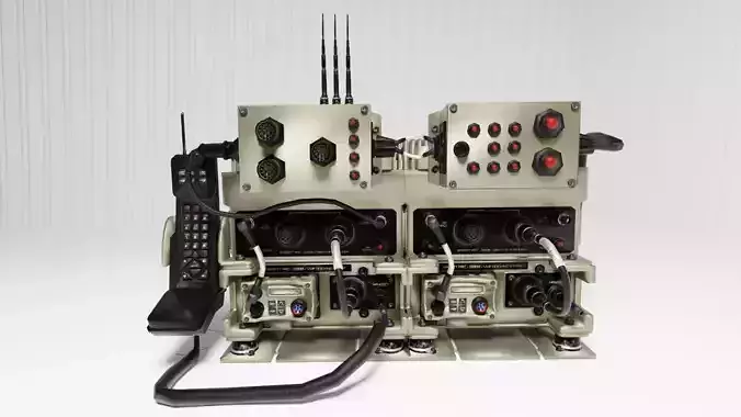 Military Radio  3D model