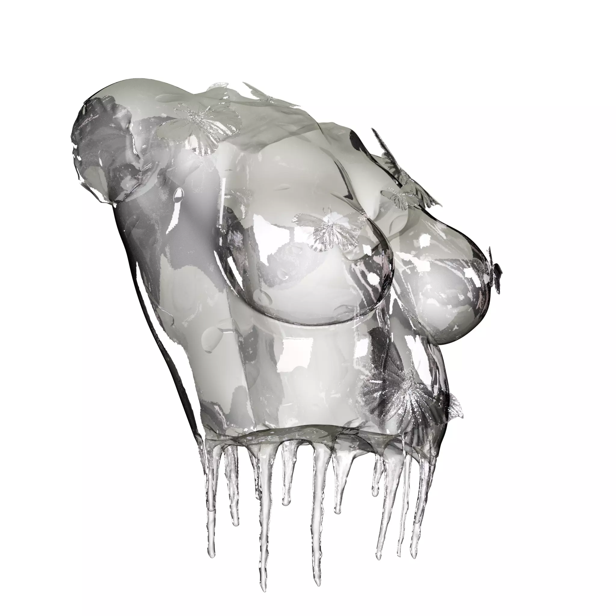 Melting Elegance RoZ 3D print model_0