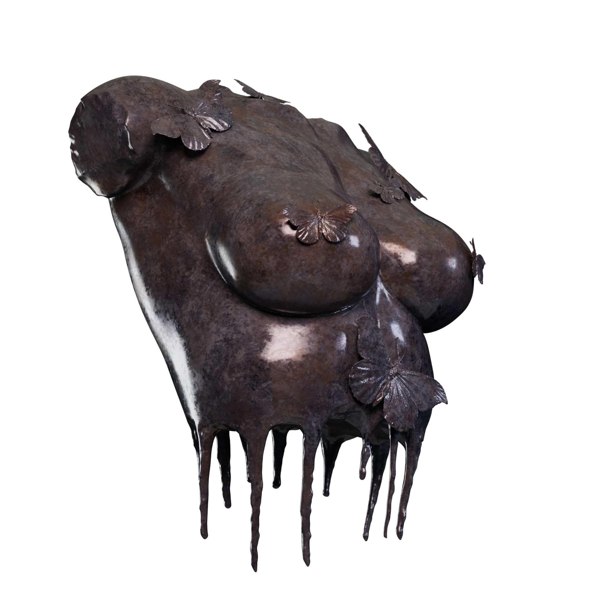 Melting Elegance RoZ 3D print model_5