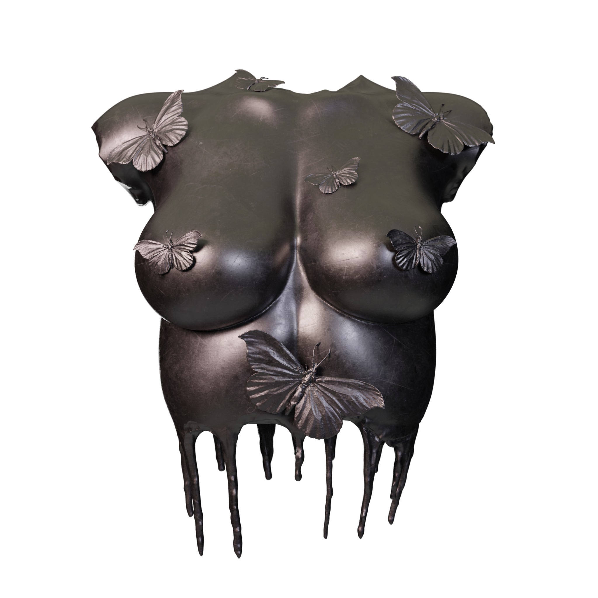 Melting Elegance RoZ 3D print model_3