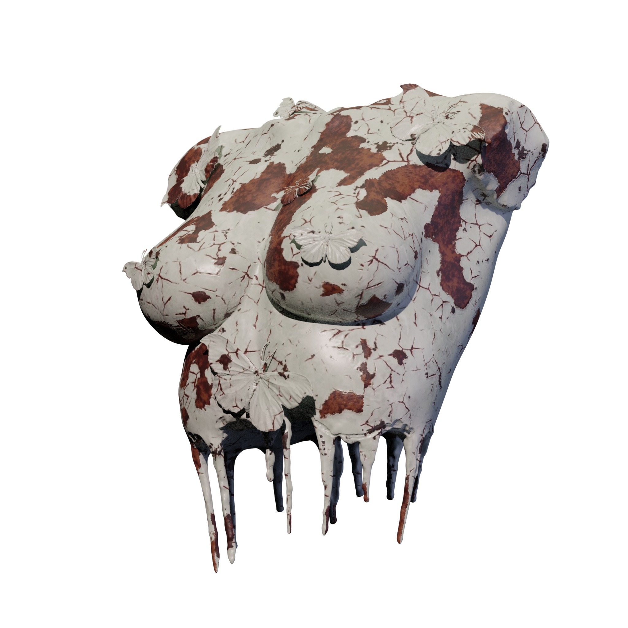 Melting Elegance RoZ 3D print model_1