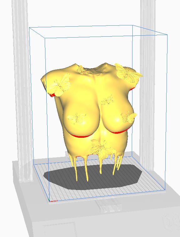 Melting Elegance RoZ 3D print model_8