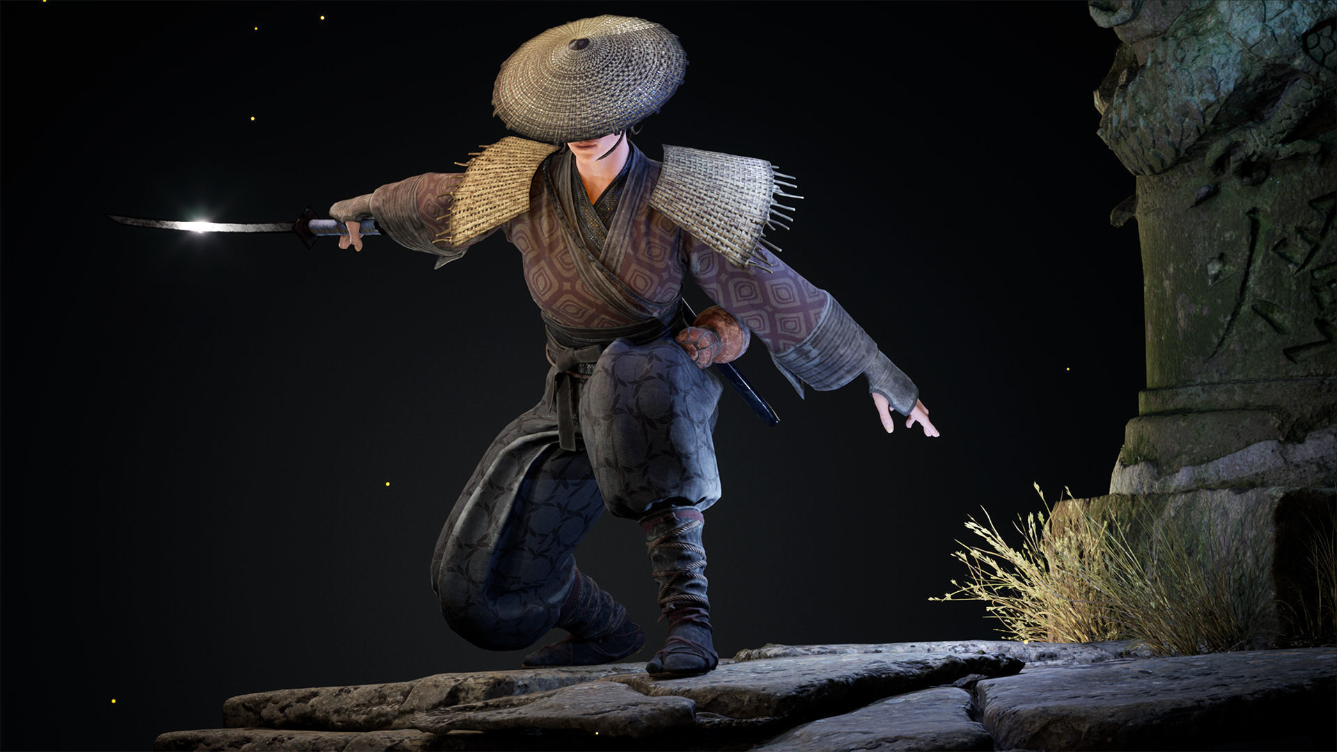 Asian warriors pack Low-poly 3D model_20