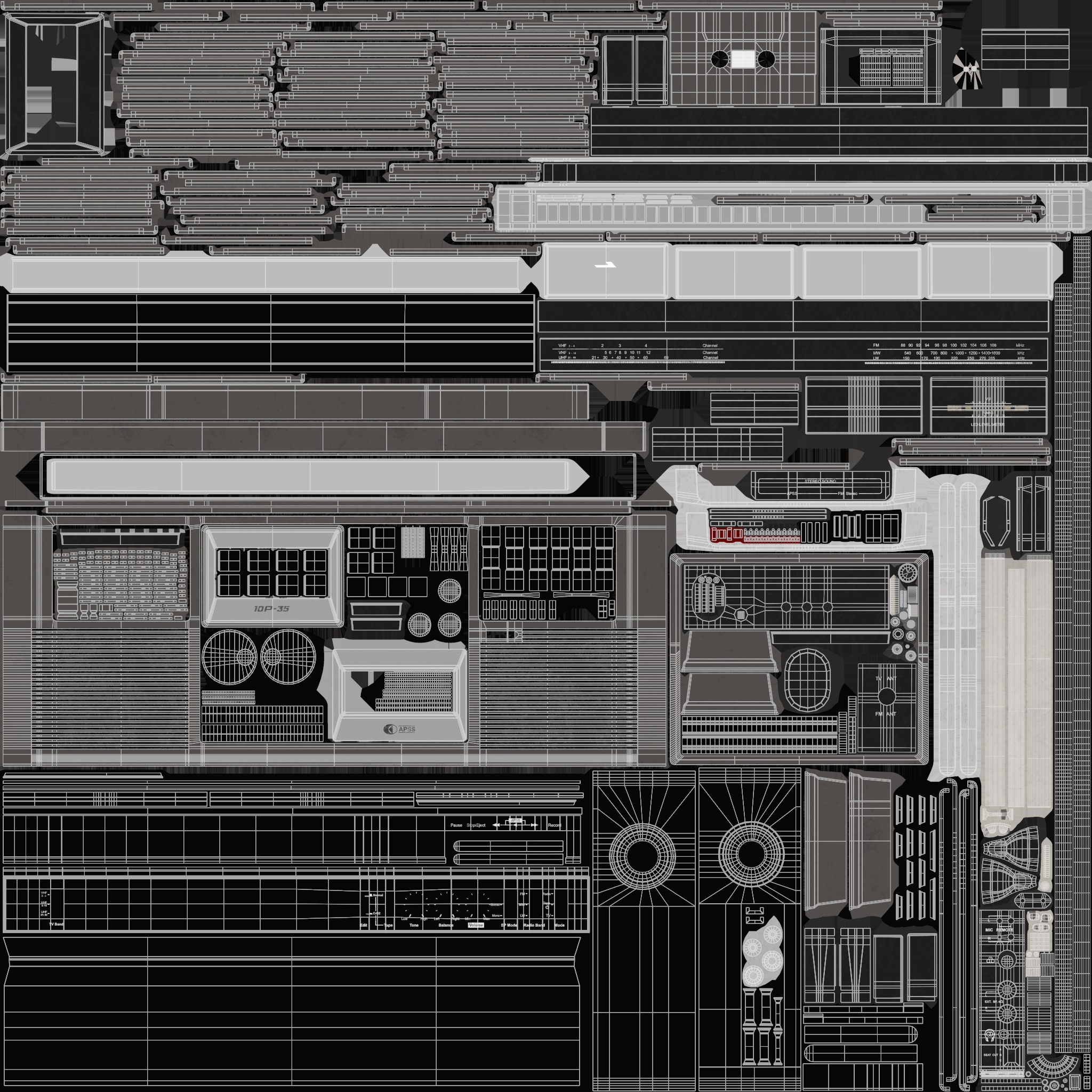 Sharp 10P-35 3D model_20
