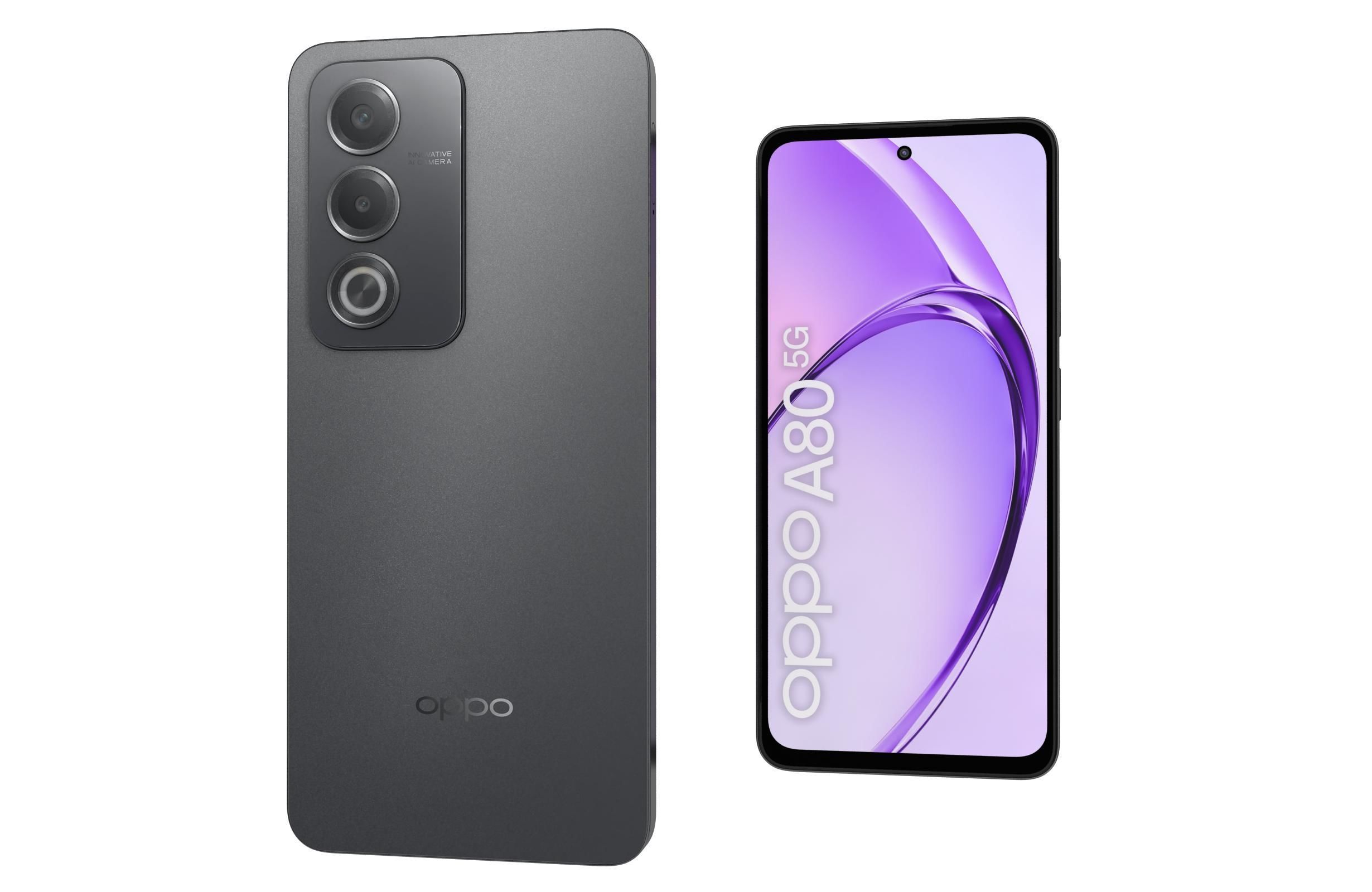 Oppo A80 Starry Black 3D model_7