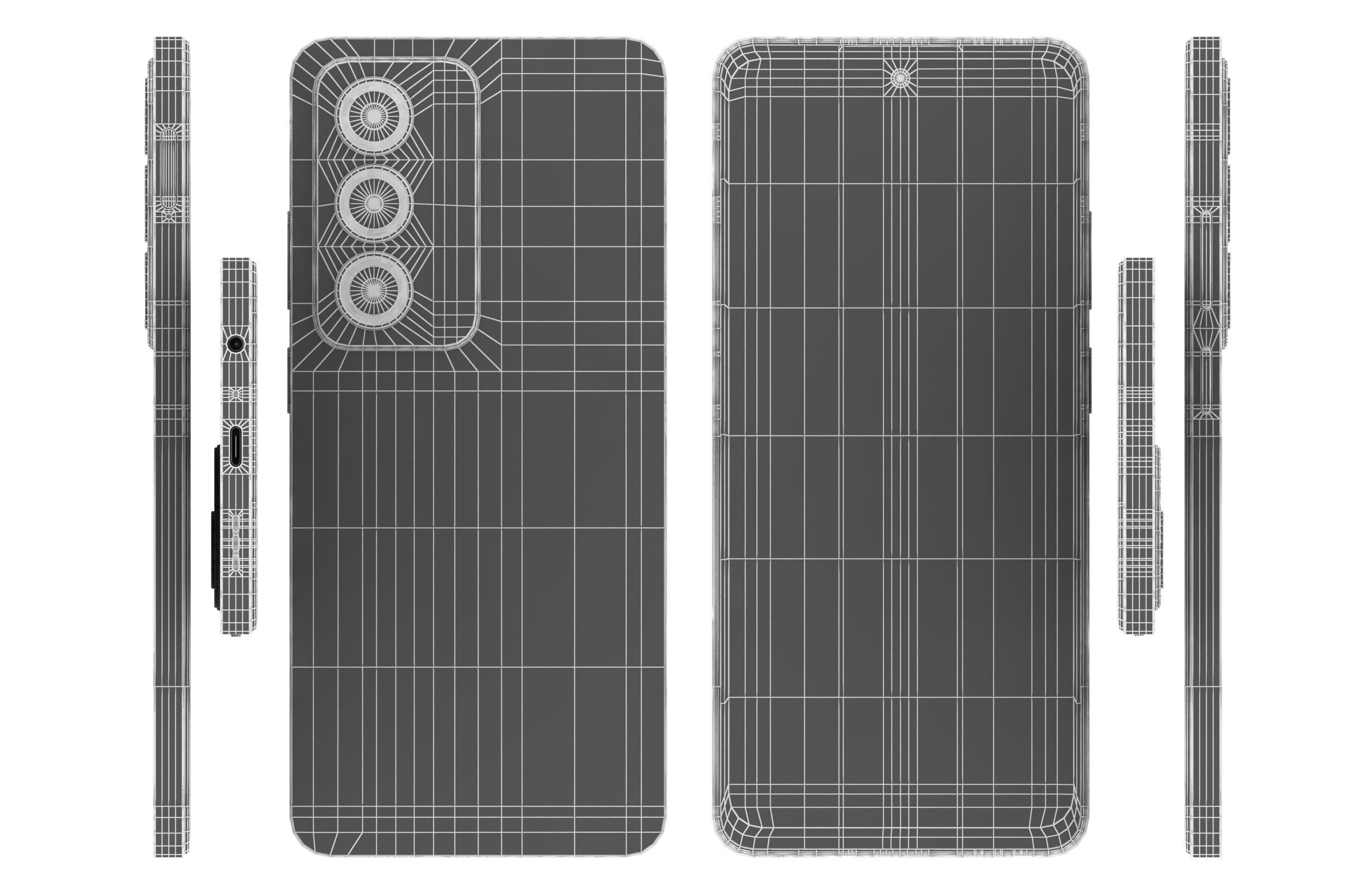 Oppo A80 Starry Black 3D model_16