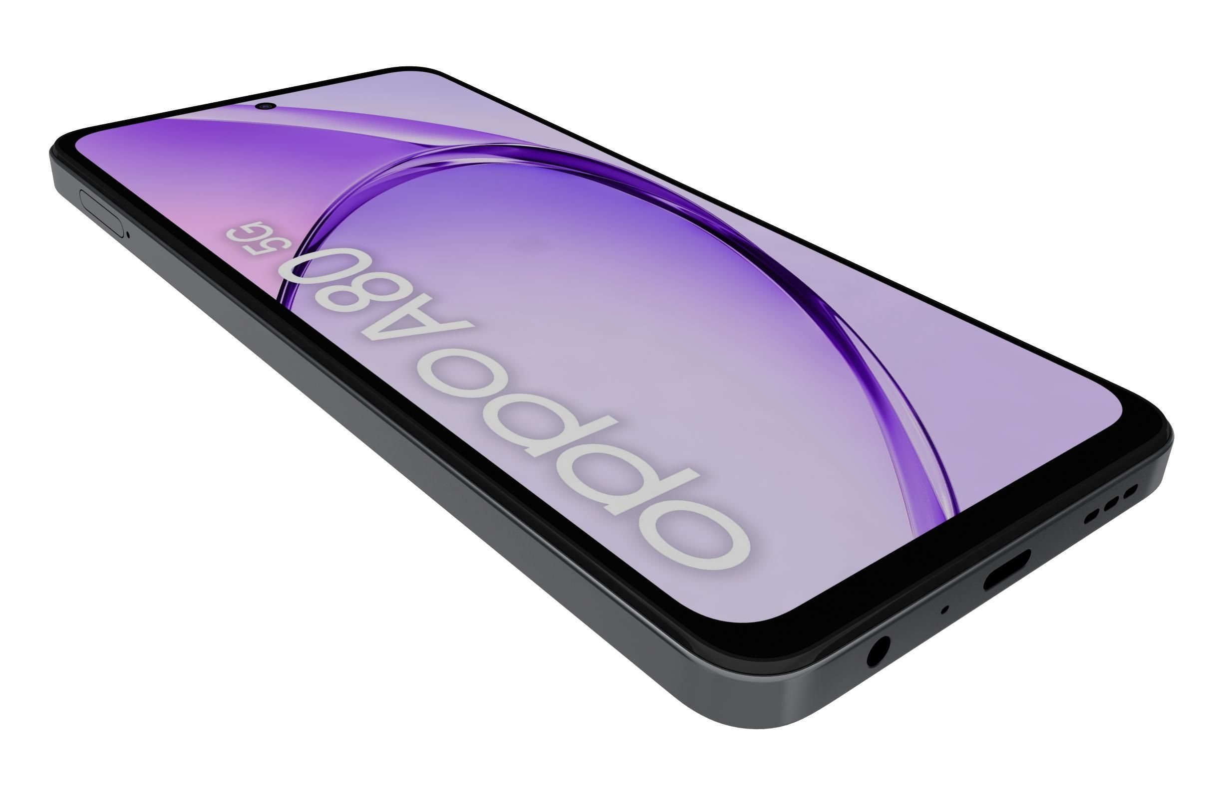 Oppo A80 Starry Black 3D model_12