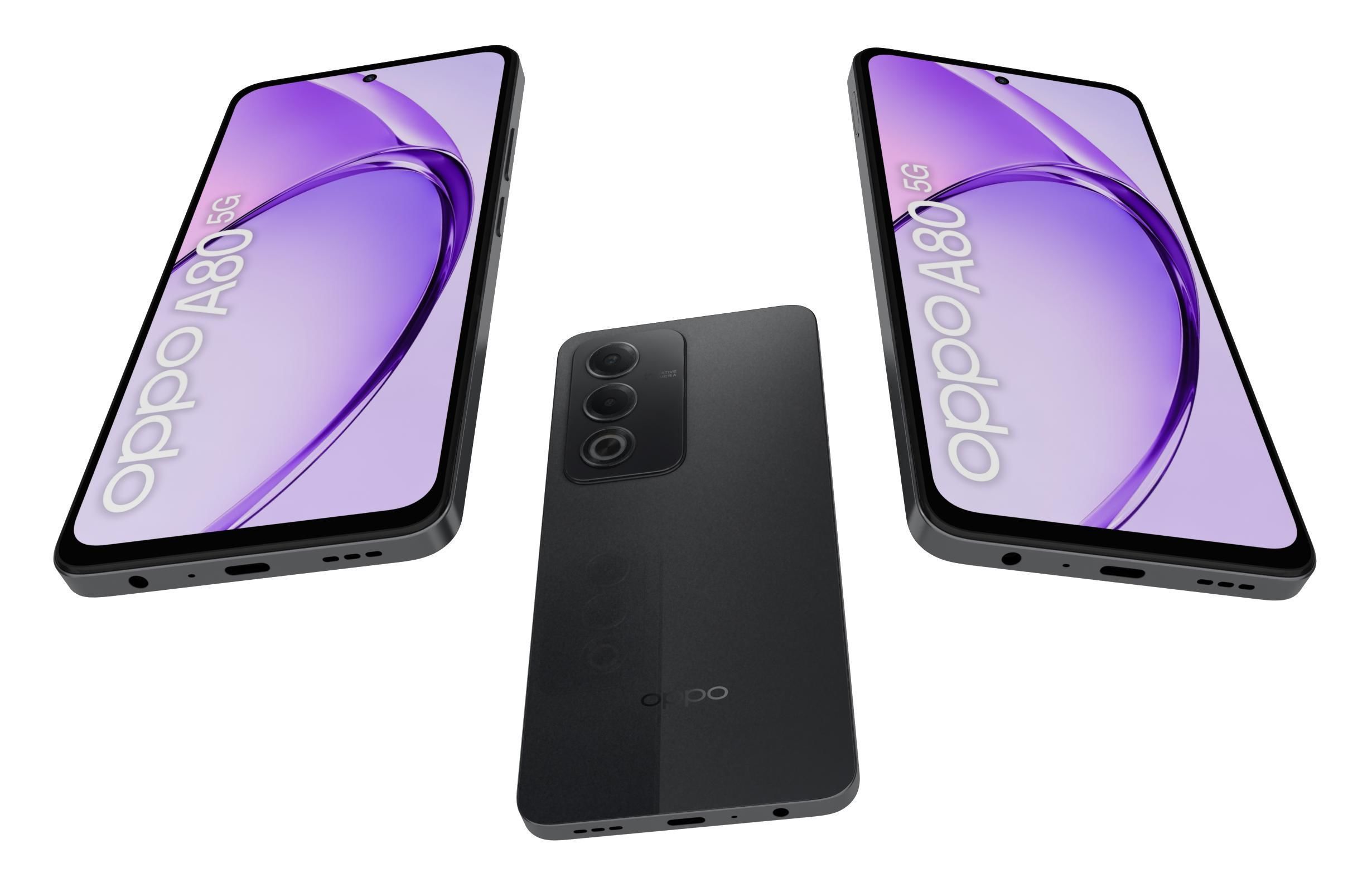 Oppo A80 Starry Black 3D model_2