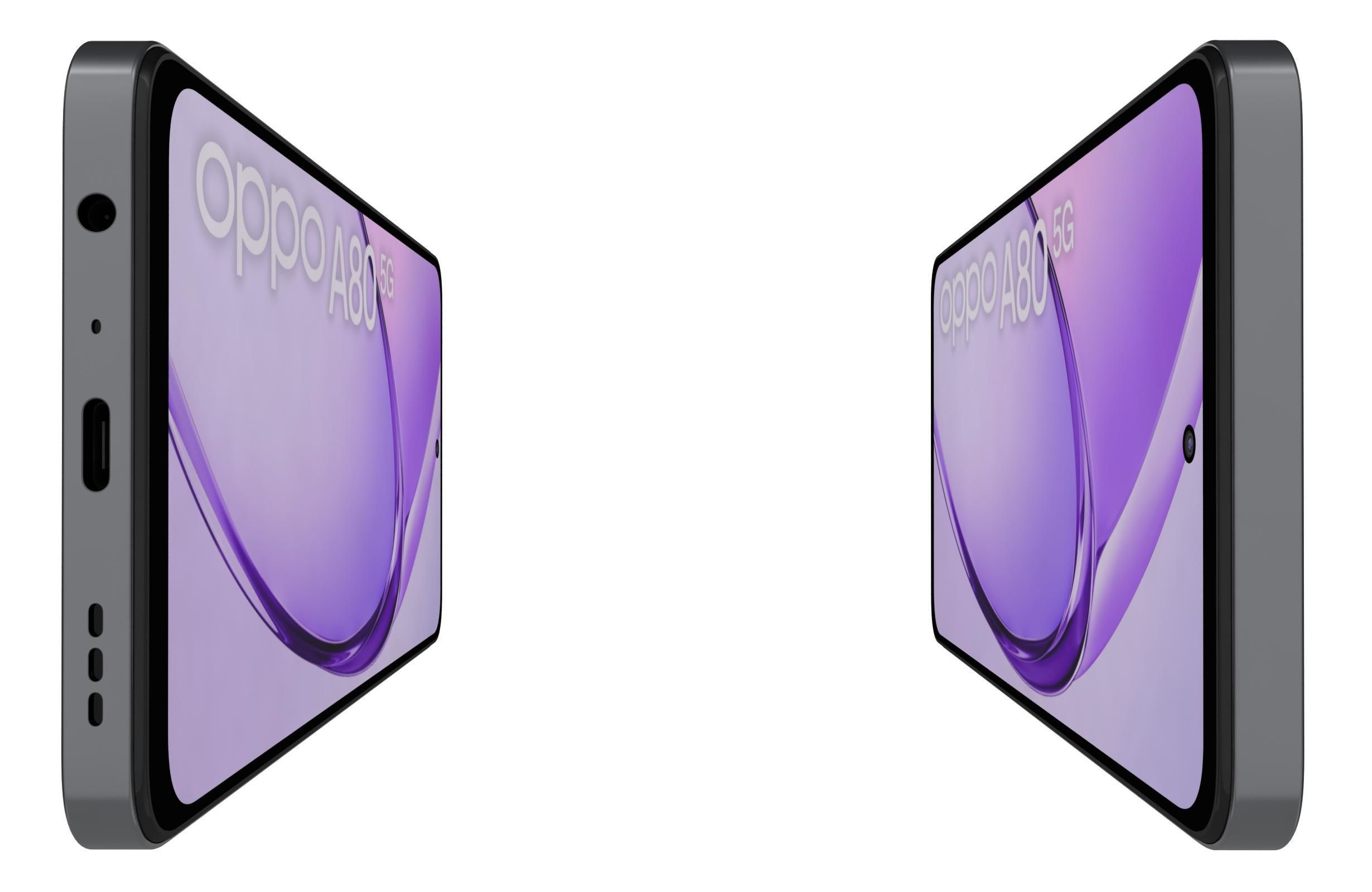 Oppo A80 Starry Black 3D model_8