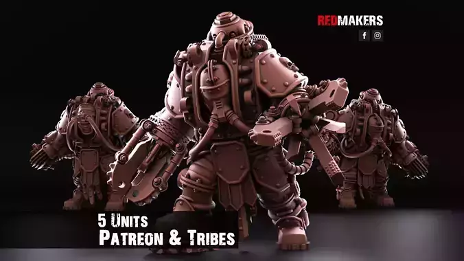 Solar Guard - Abhuman Wardens - Imperial Guards 3D print model
