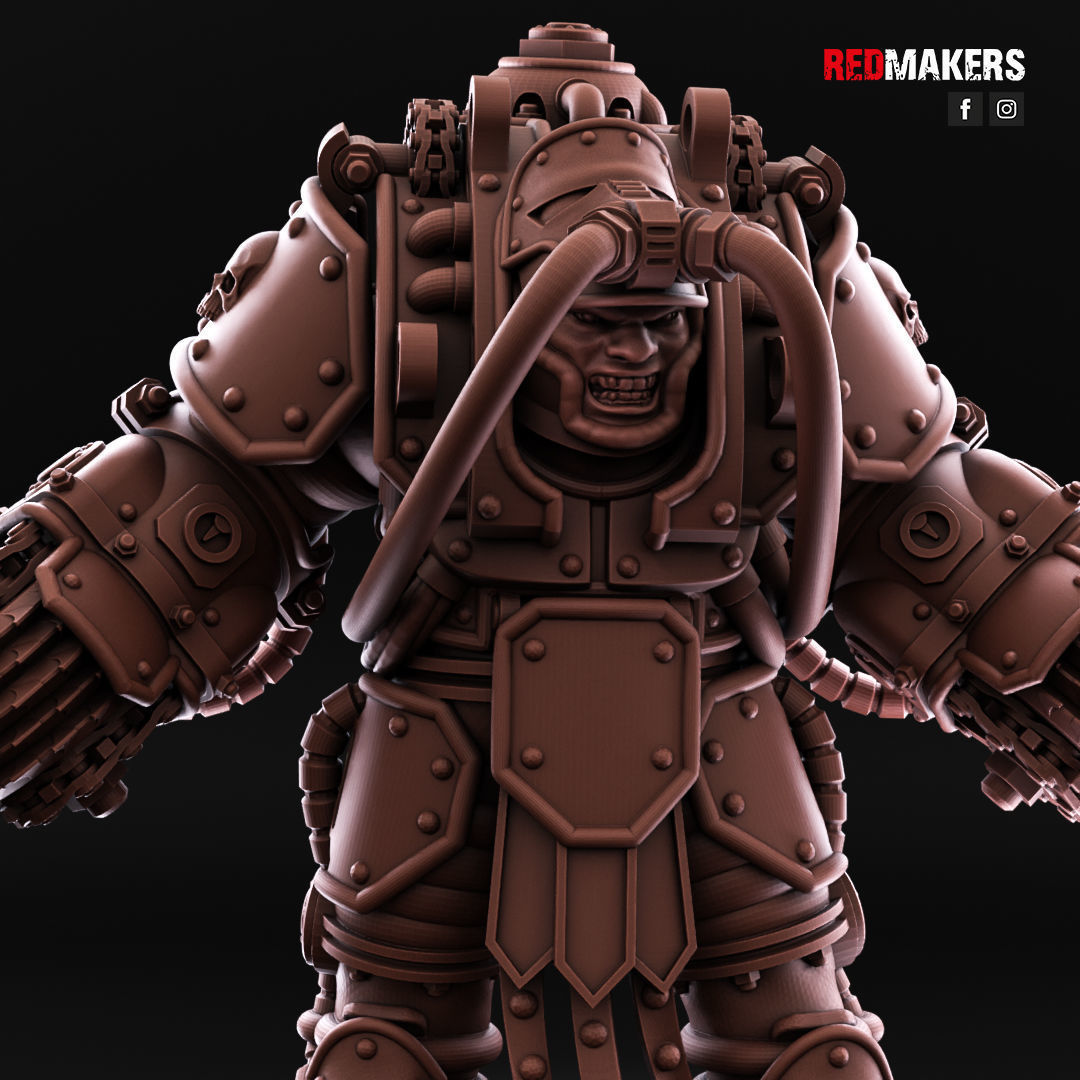 Solar Guard - Abhuman Wardens - Imperial Guards 3D print model_6