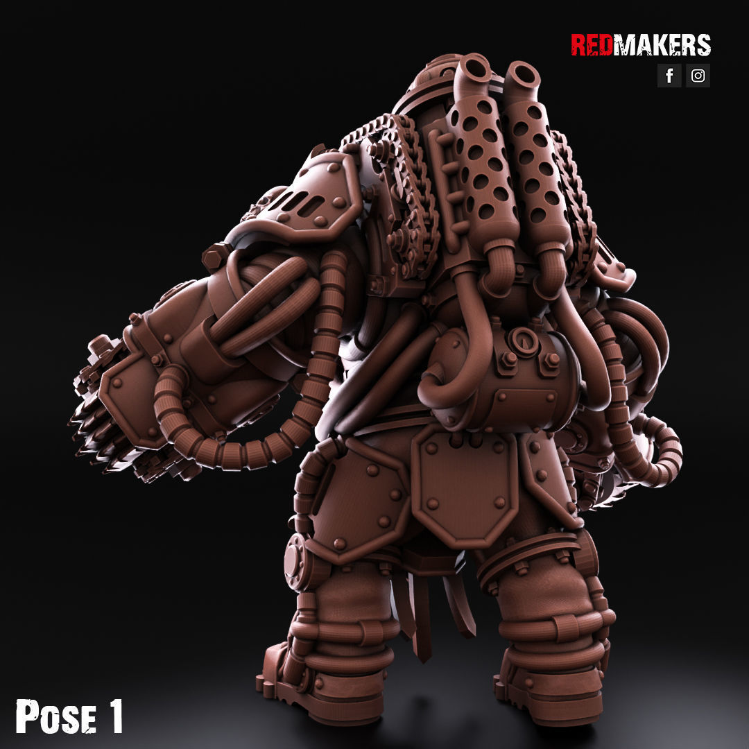 Solar Guard - Abhuman Wardens - Imperial Guards 3D print model_12