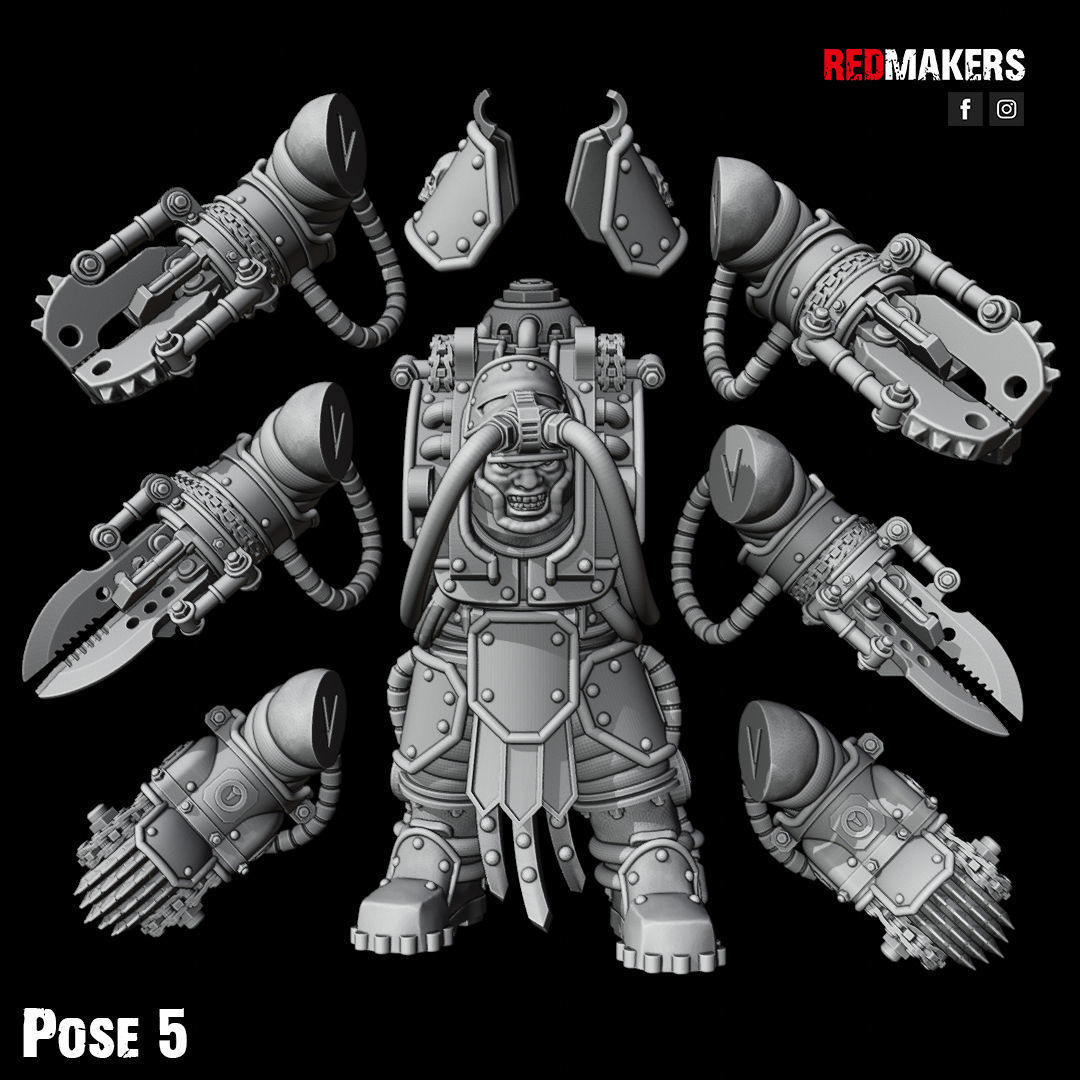 Solar Guard - Abhuman Wardens - Imperial Guards 3D print model_21