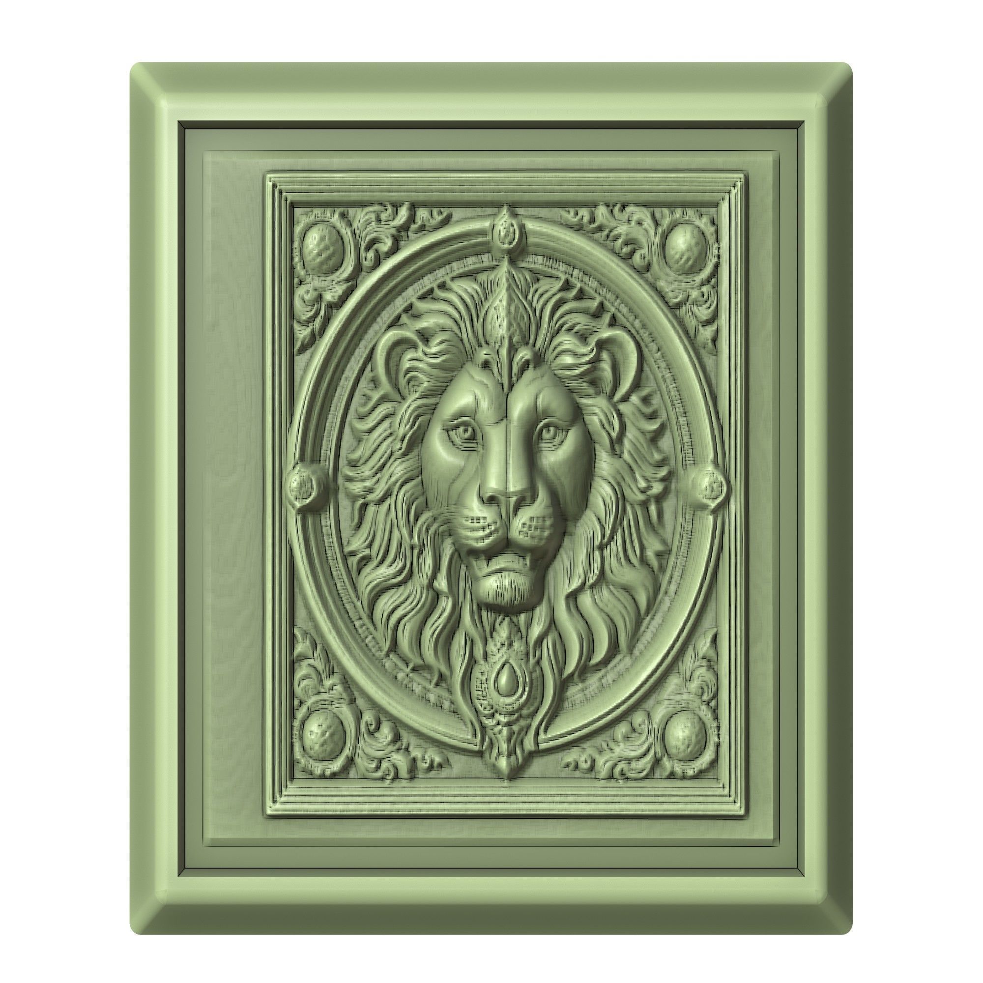 Lion Animal 3D print model_2