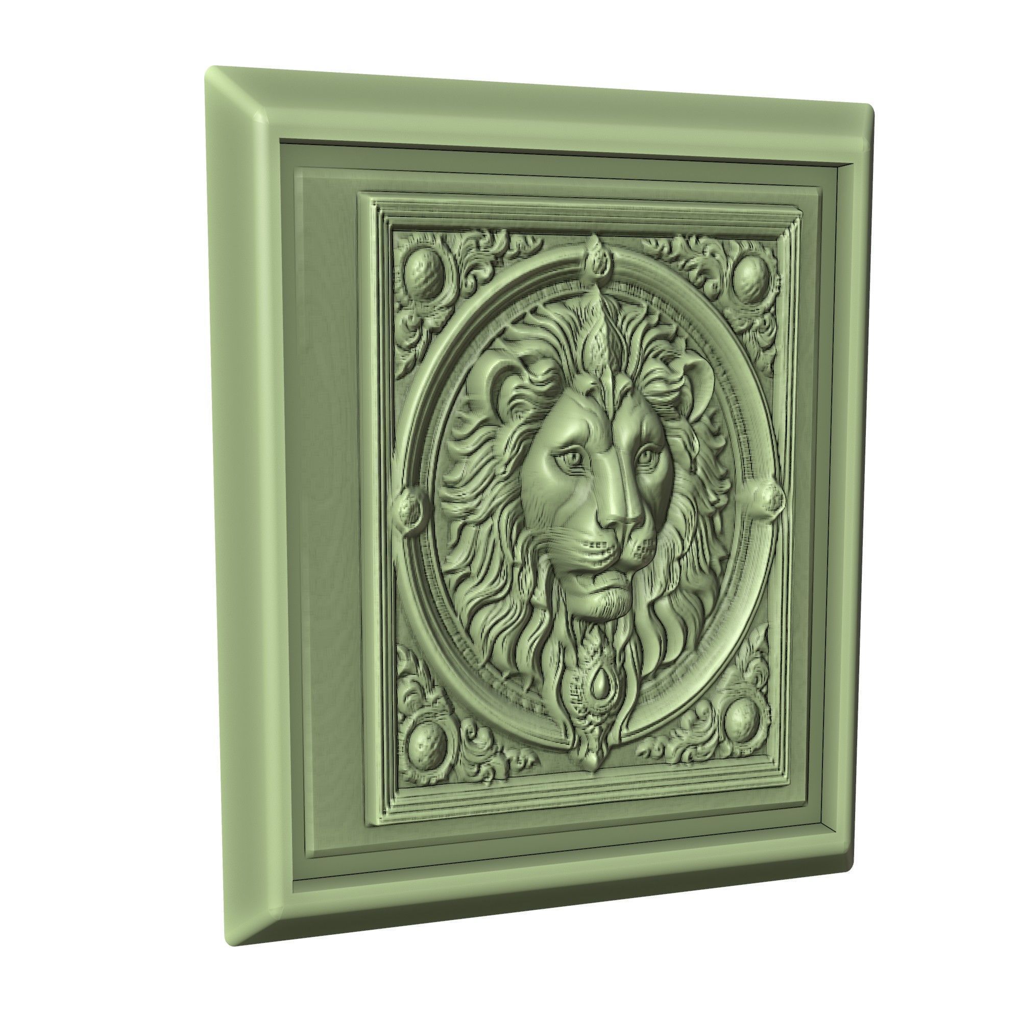 Lion Animal 3D print model_3