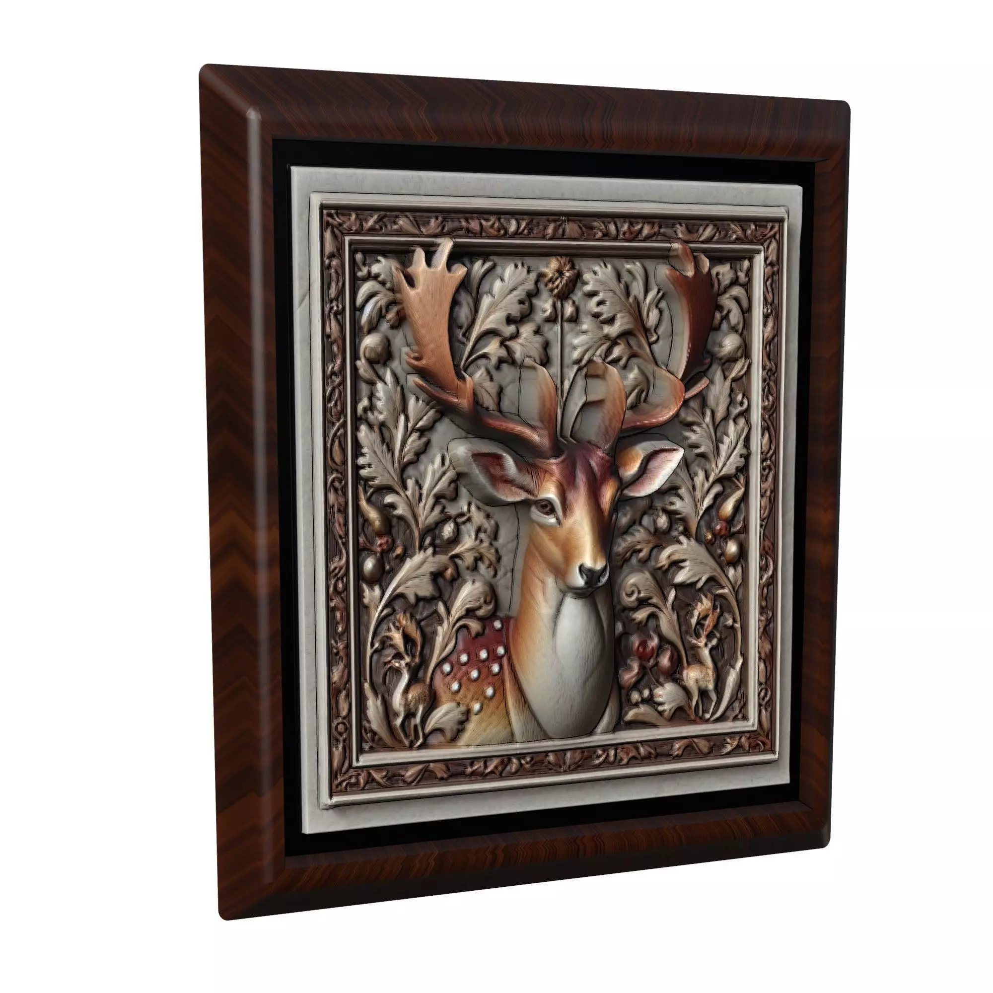 Fallow Deer Animal 3D print model_0