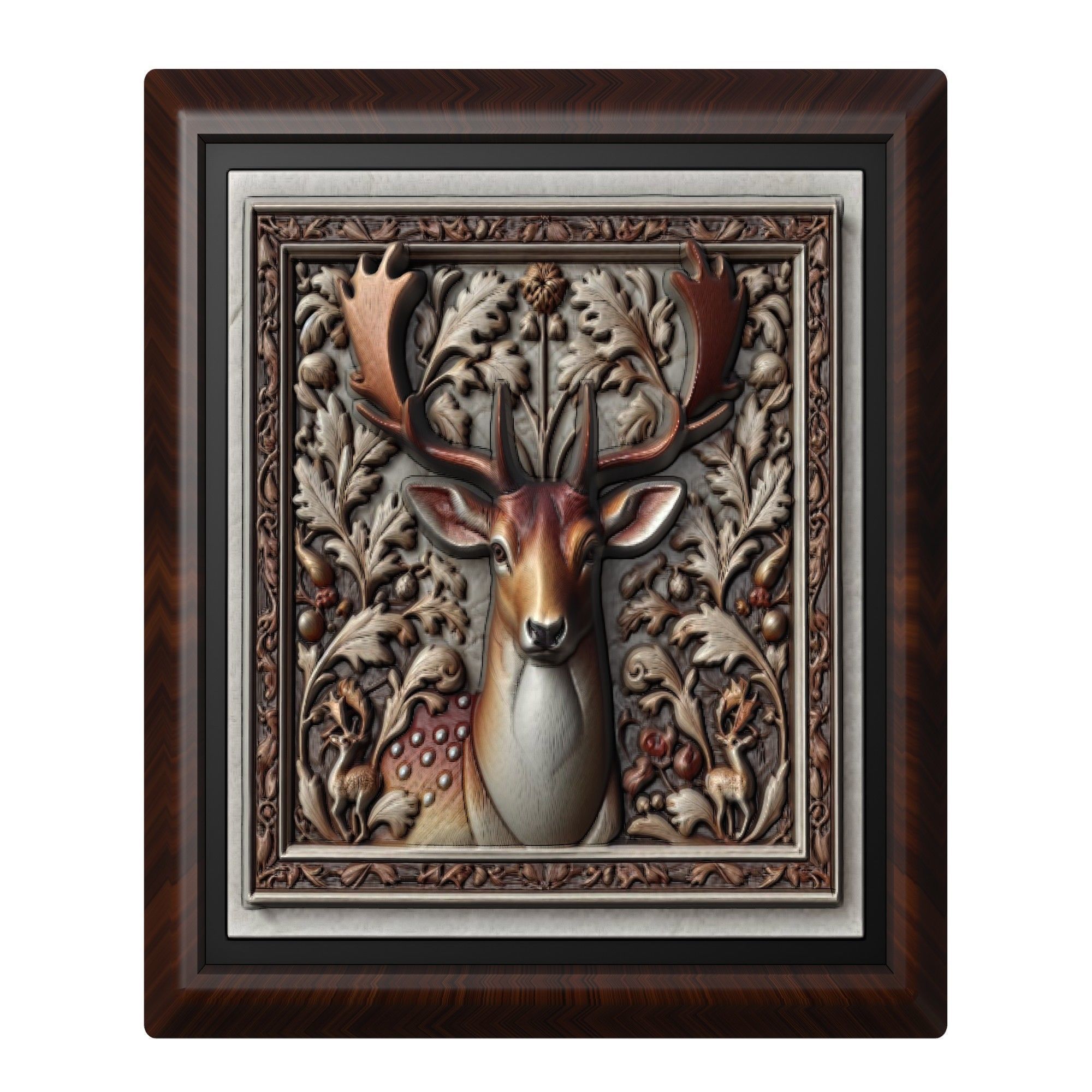 Fallow Deer Animal 3D print model_1