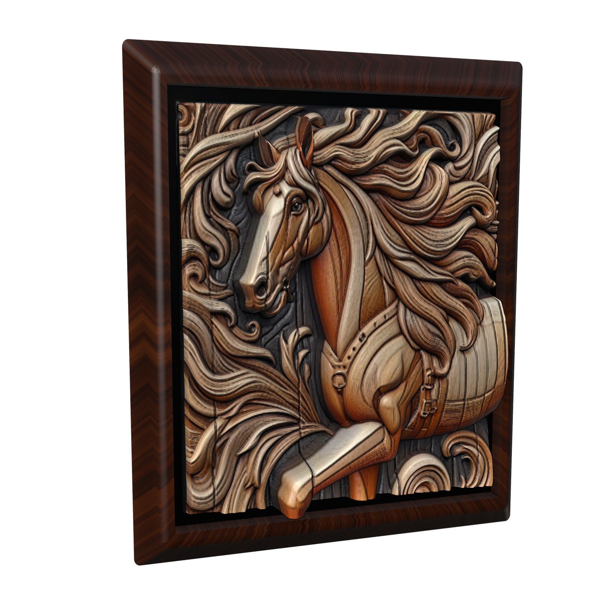 Horse Animal 3D print model_1