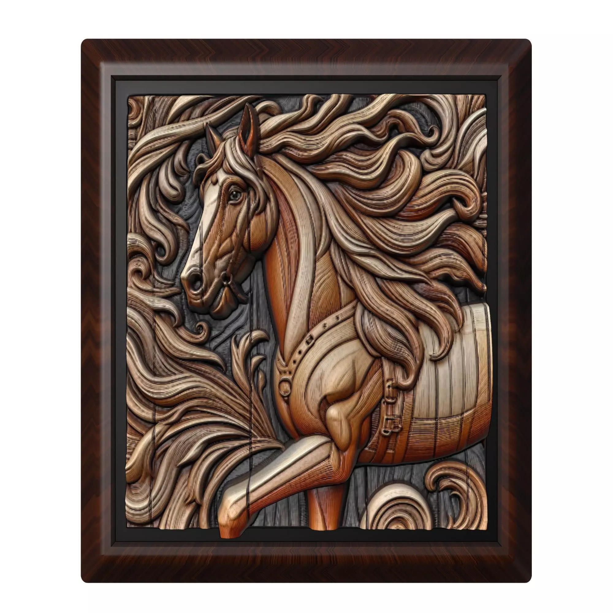 Horse Animal 3D print model_0