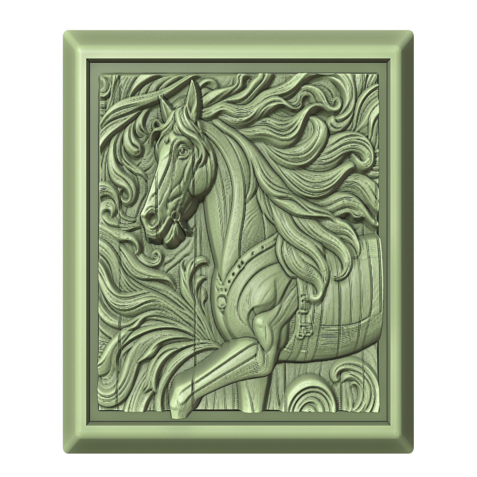 Horse Animal 3D print model_2