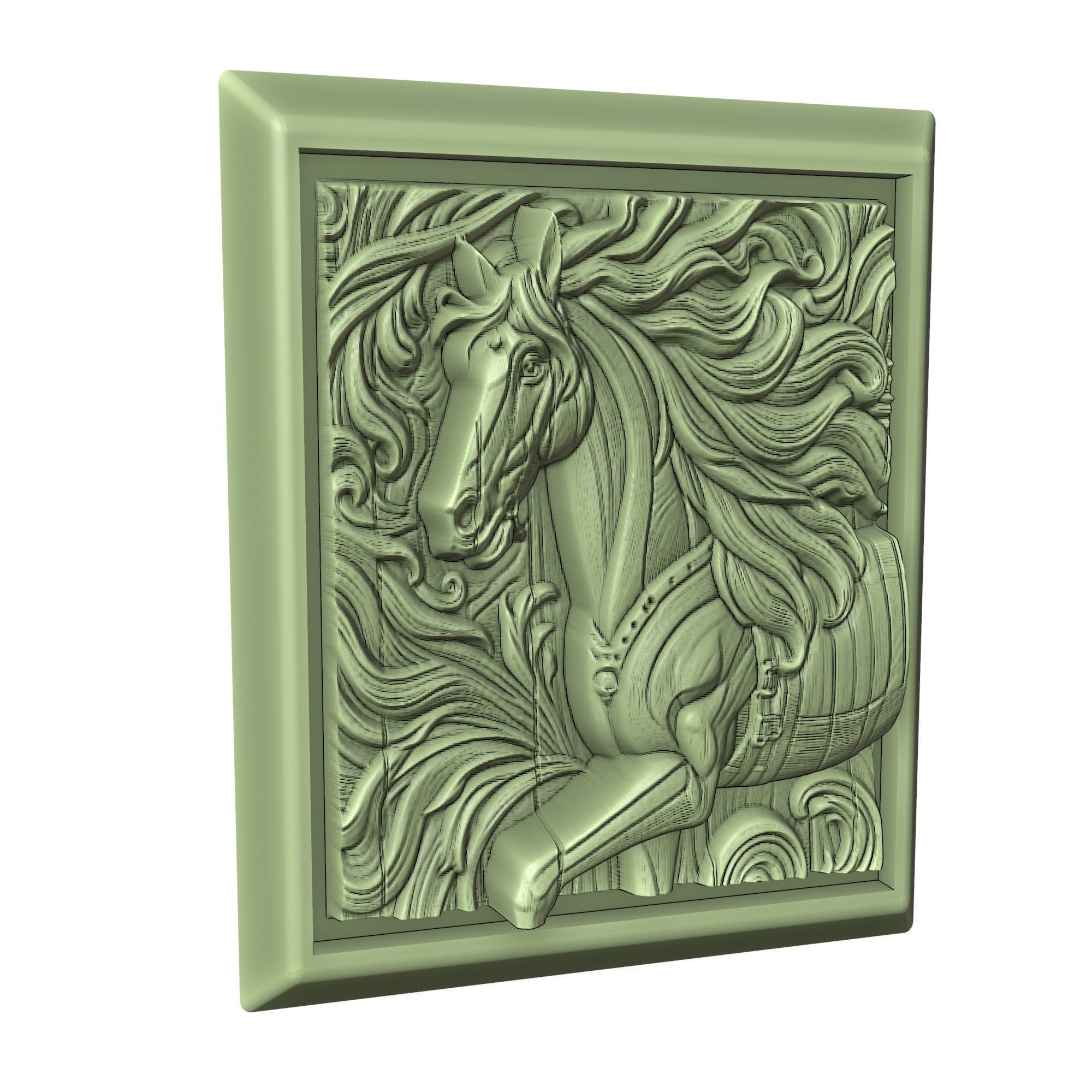 Horse Animal 3D print model_3