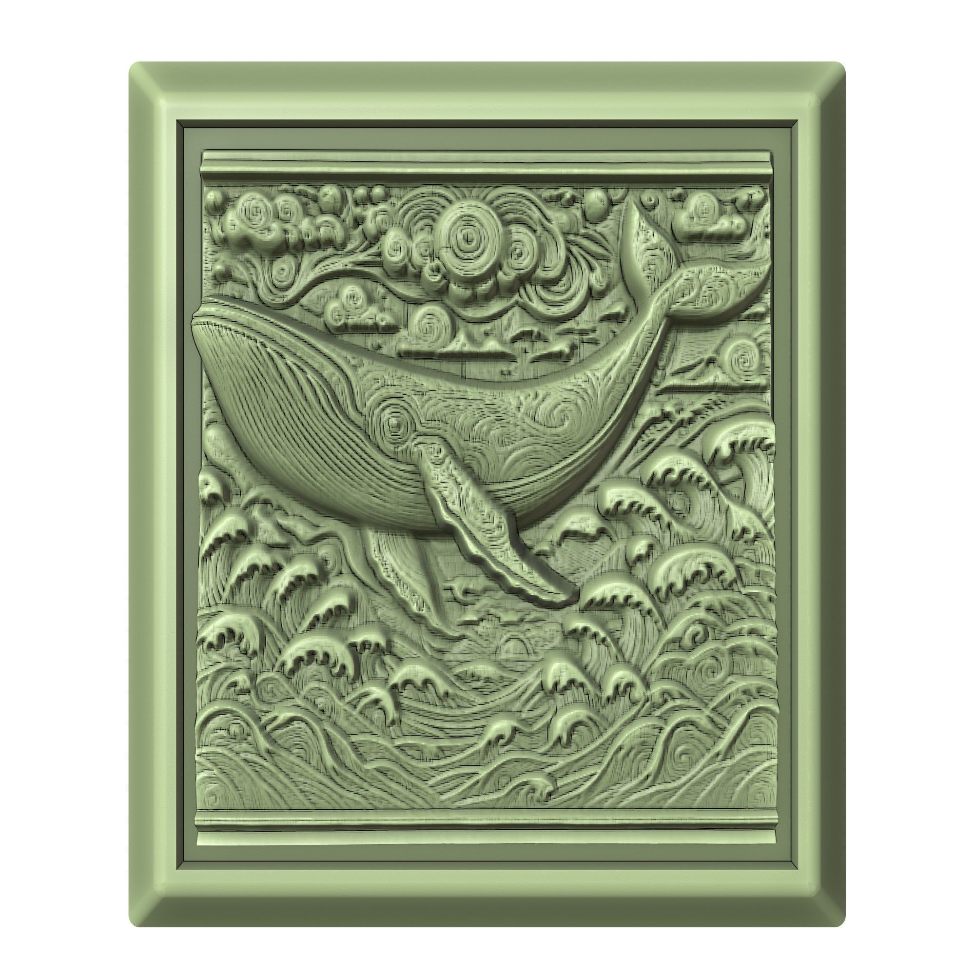 Whale Animal 3D print model_2