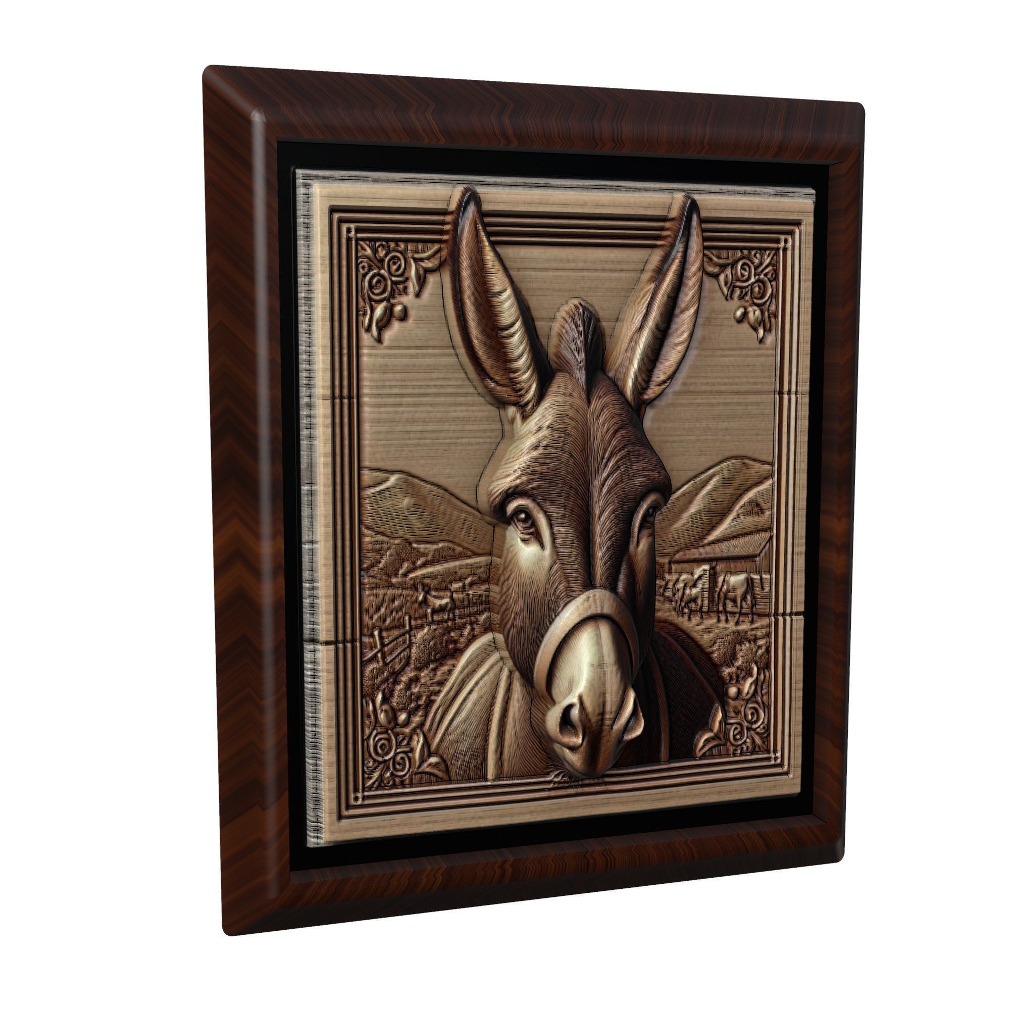 Donkey Animal 3D print model_1