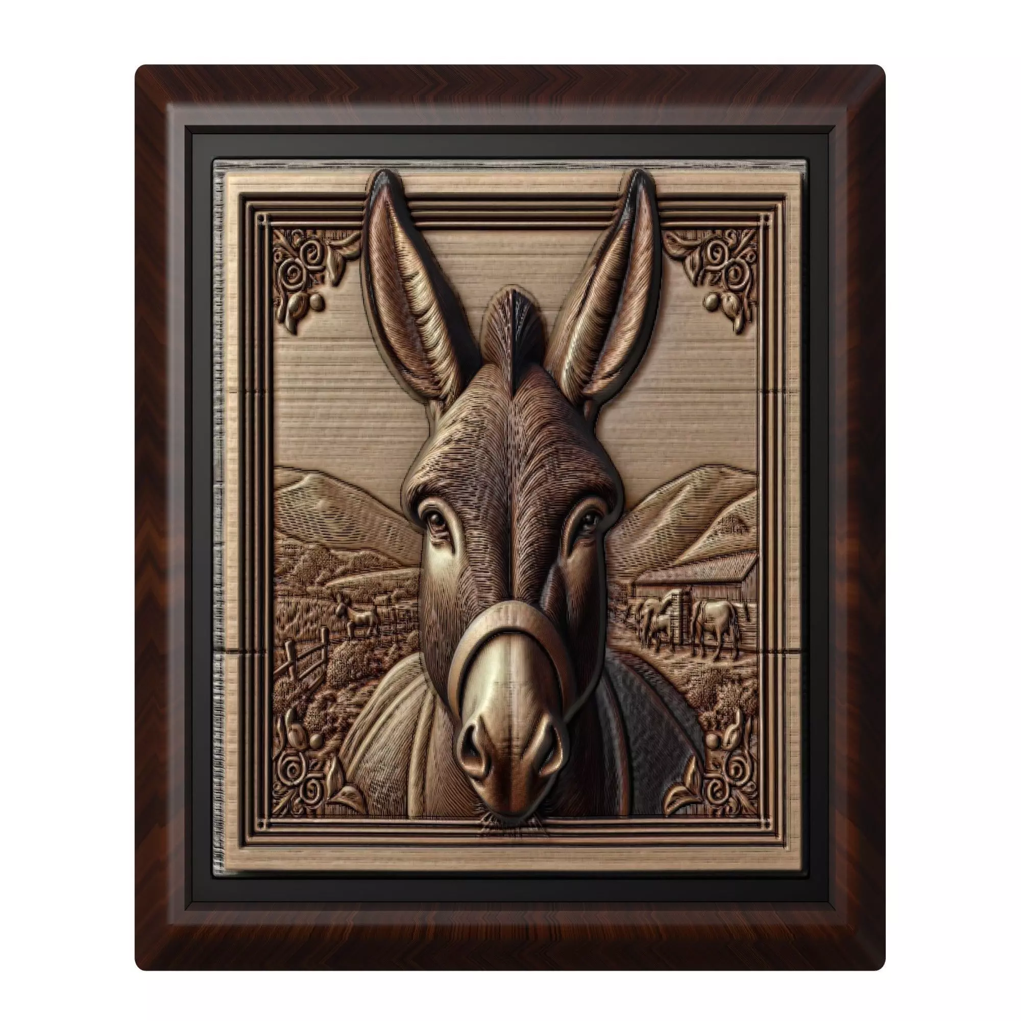 Donkey Animal 3D print model_0