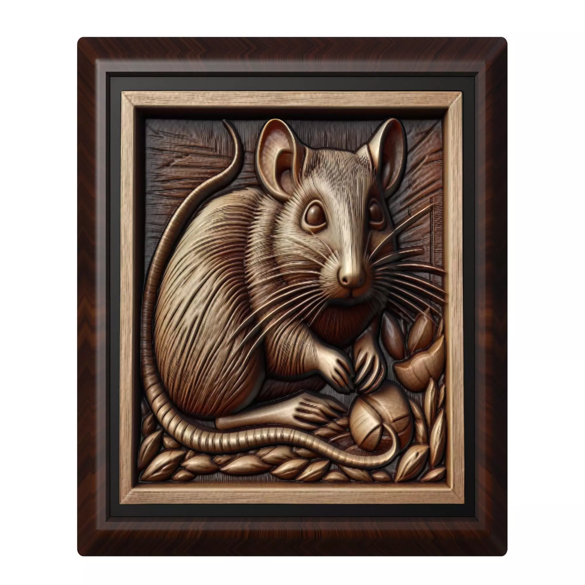 Rat Animal 3D print model_0