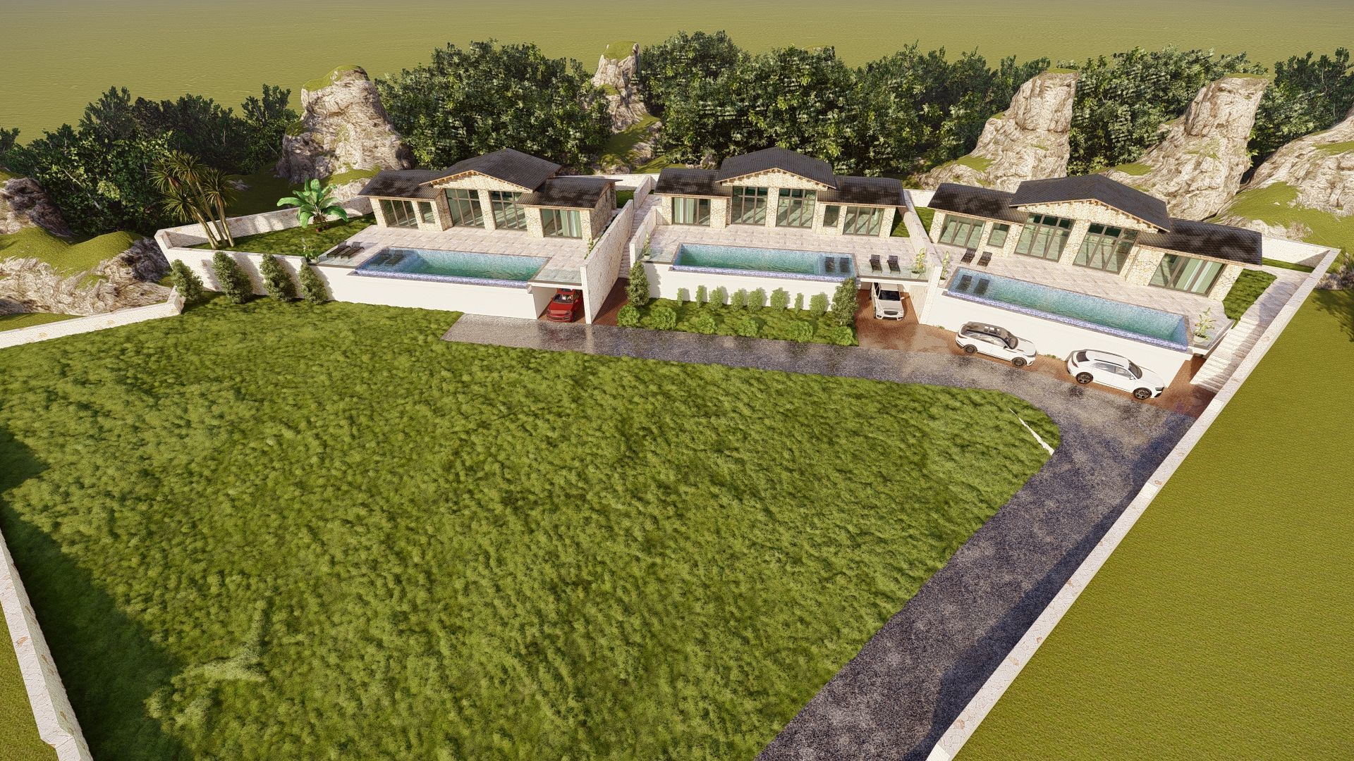 STONE HOUSE 3D model_8