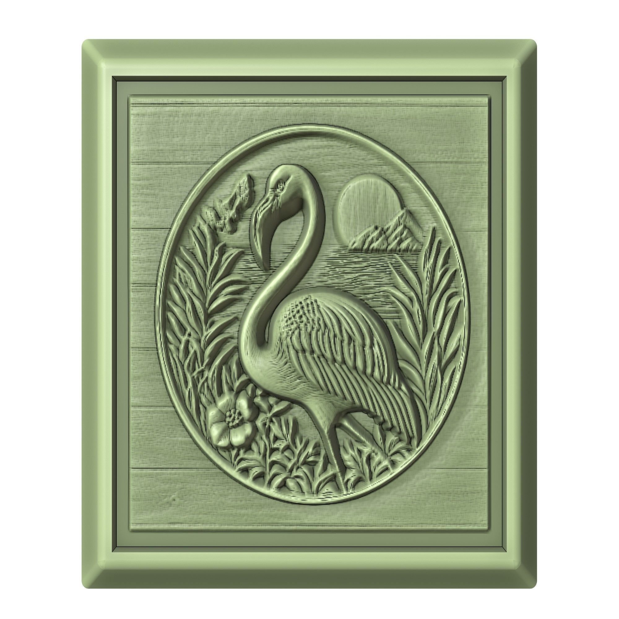 Flamingo Animal 3D print model_2