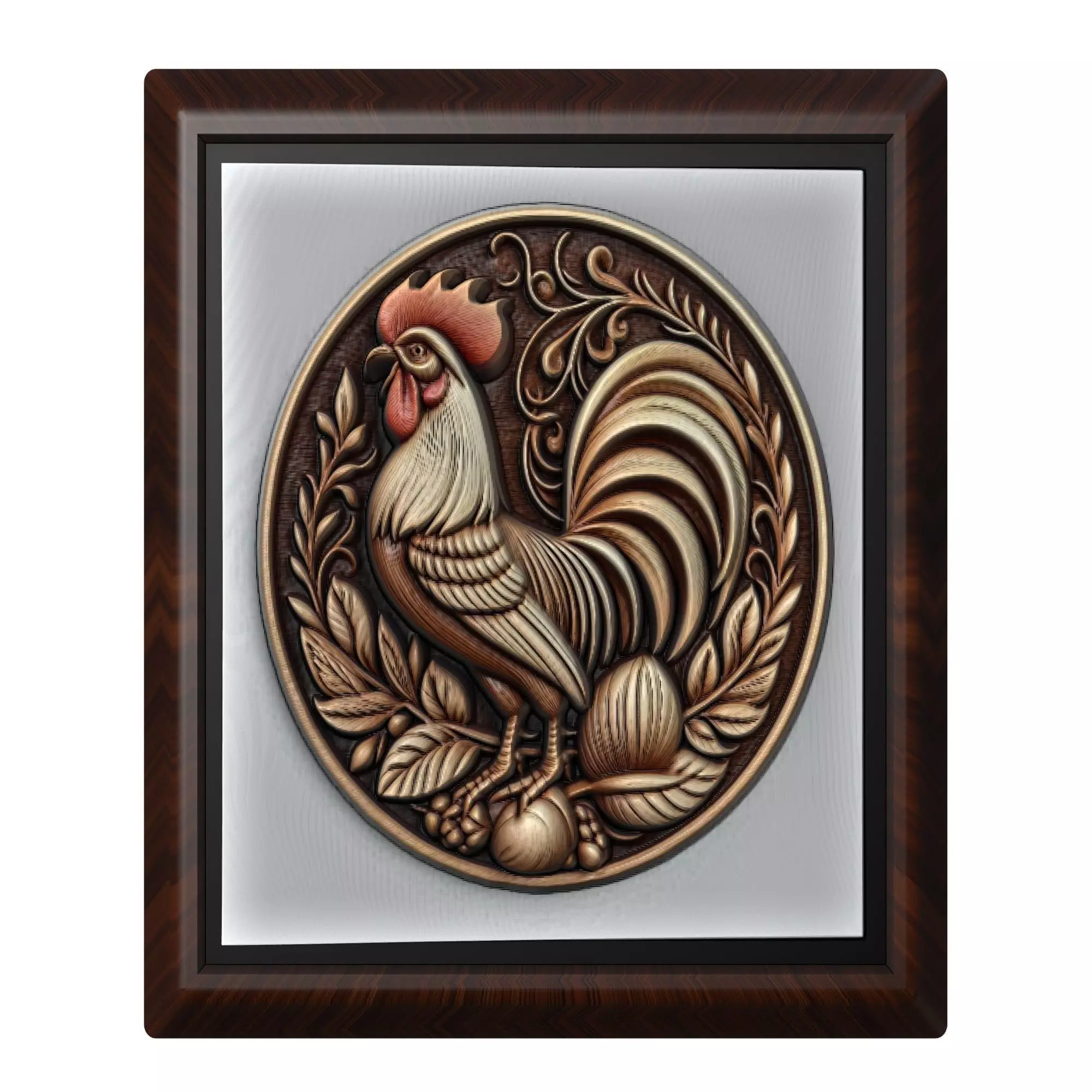 Rooster Animal 3D print model_0