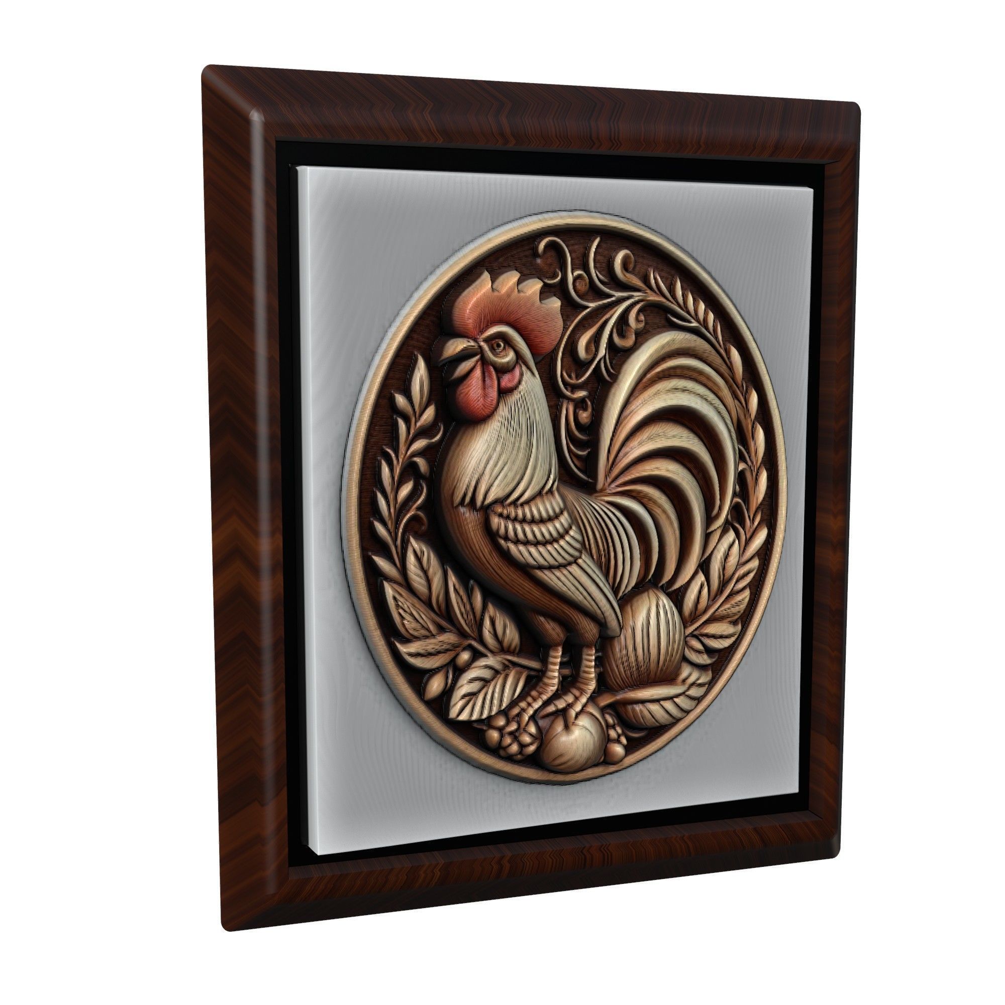 Rooster Animal 3D print model_1