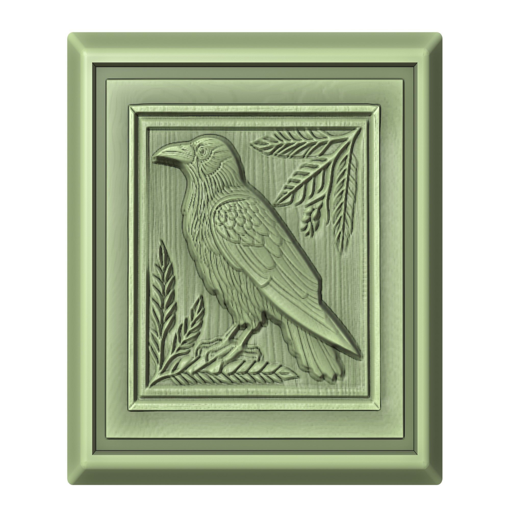 Crow Animal 3D print model_2