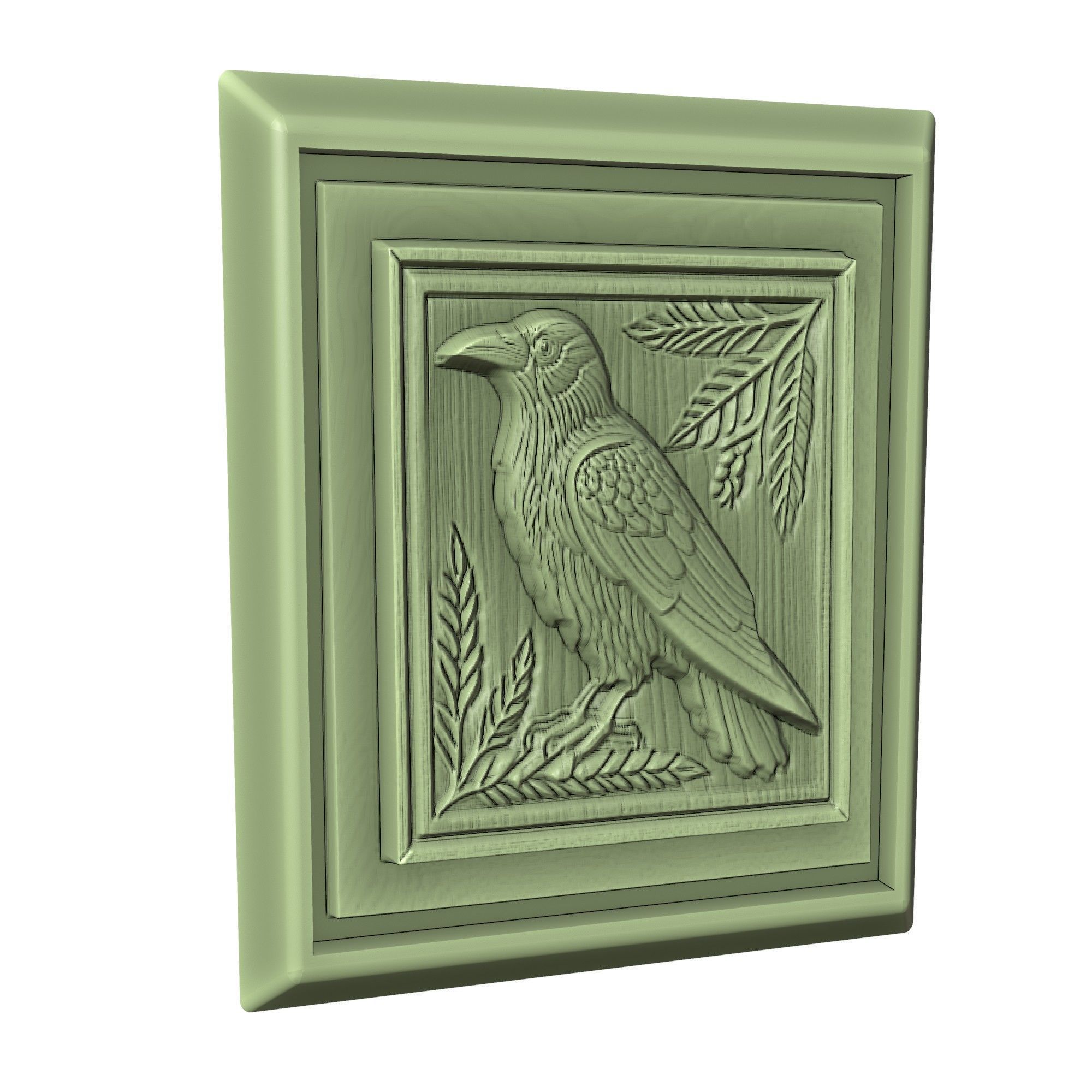 Crow Animal 3D print model_3