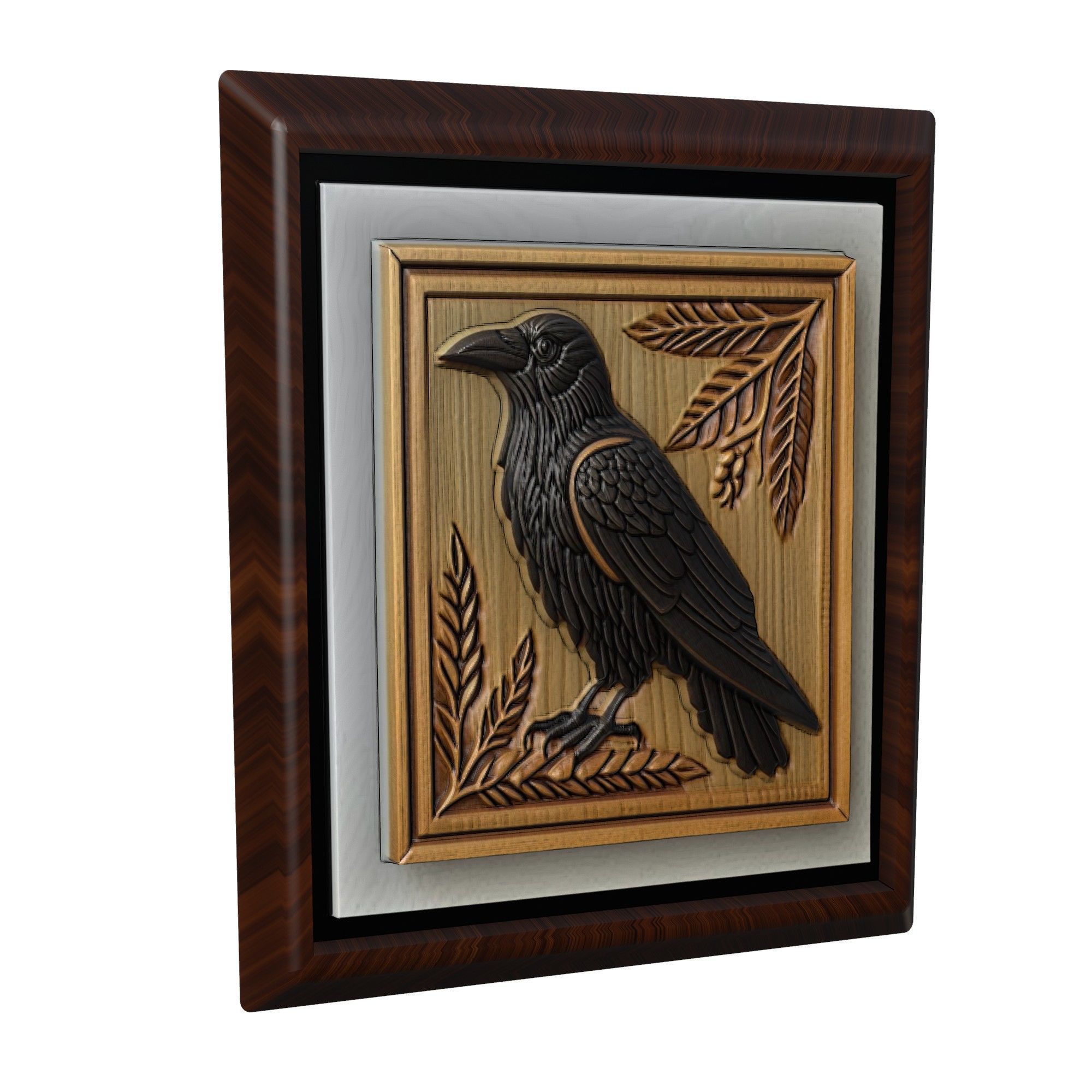 Crow Animal 3D print model_1