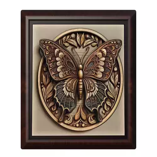 Butterfly Animal 3D print model Butterfly Animal 3D print model