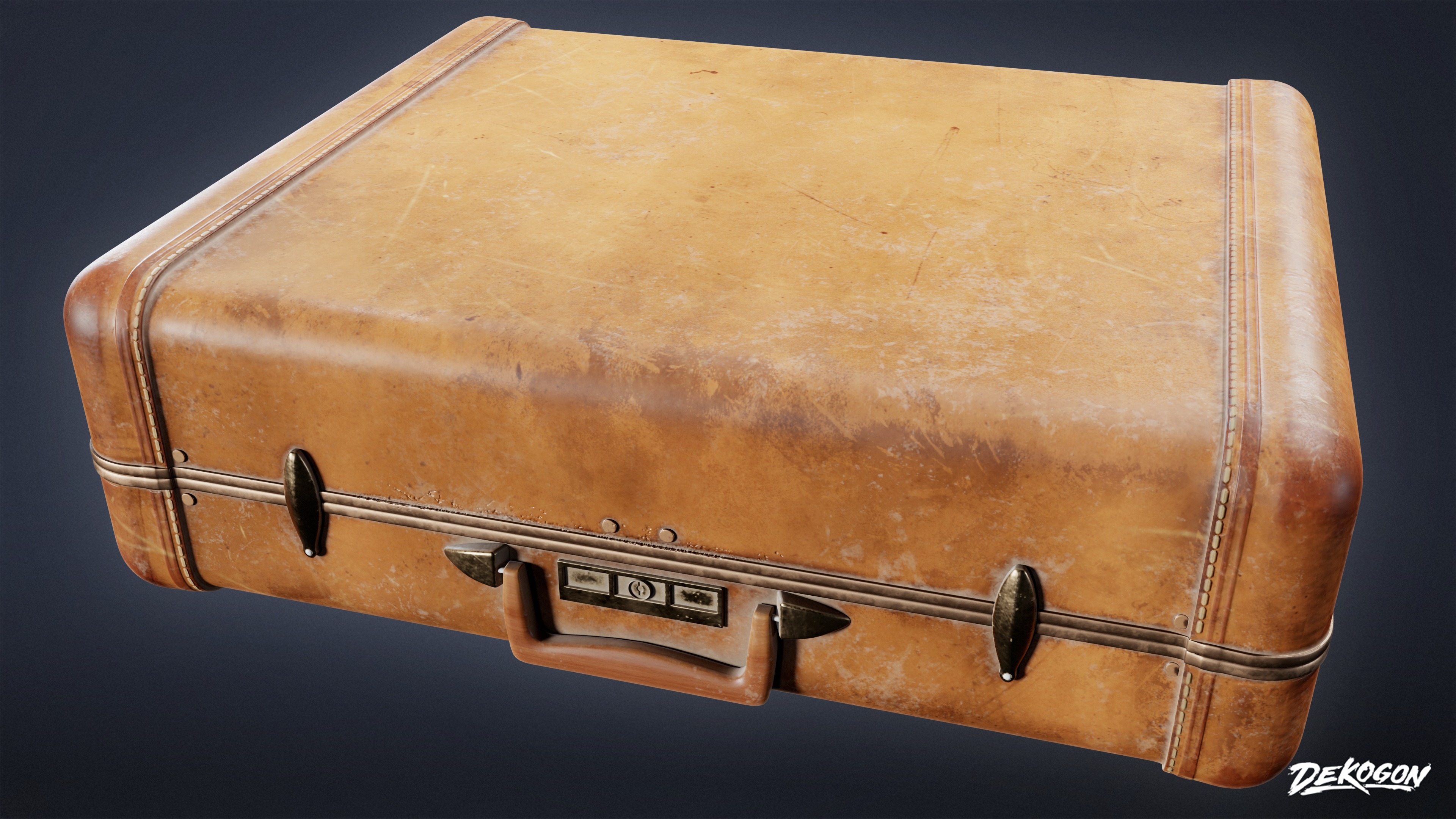 MOTEL - Suitcase 03 - LOW POLY AND NANITE Low-poly 3D model_6